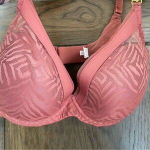 Chantelle Nora Seamless Comfort Bra Dark Coral Bra